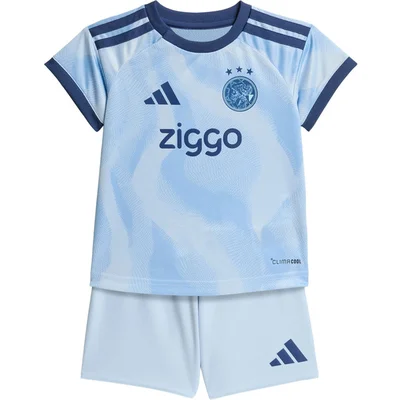Ajax babykit 3e 2026/2027, blauw met donkerblauw