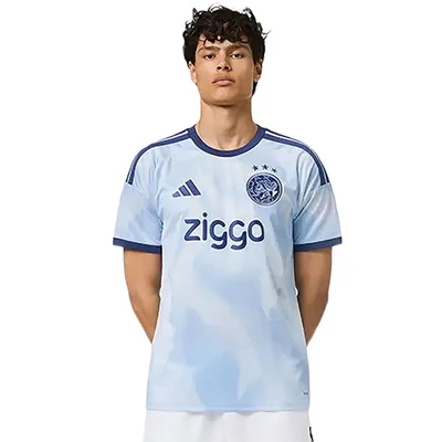 Ajax 3e shirt 2026/2027 (voorkant, blauw met donkerblauw)